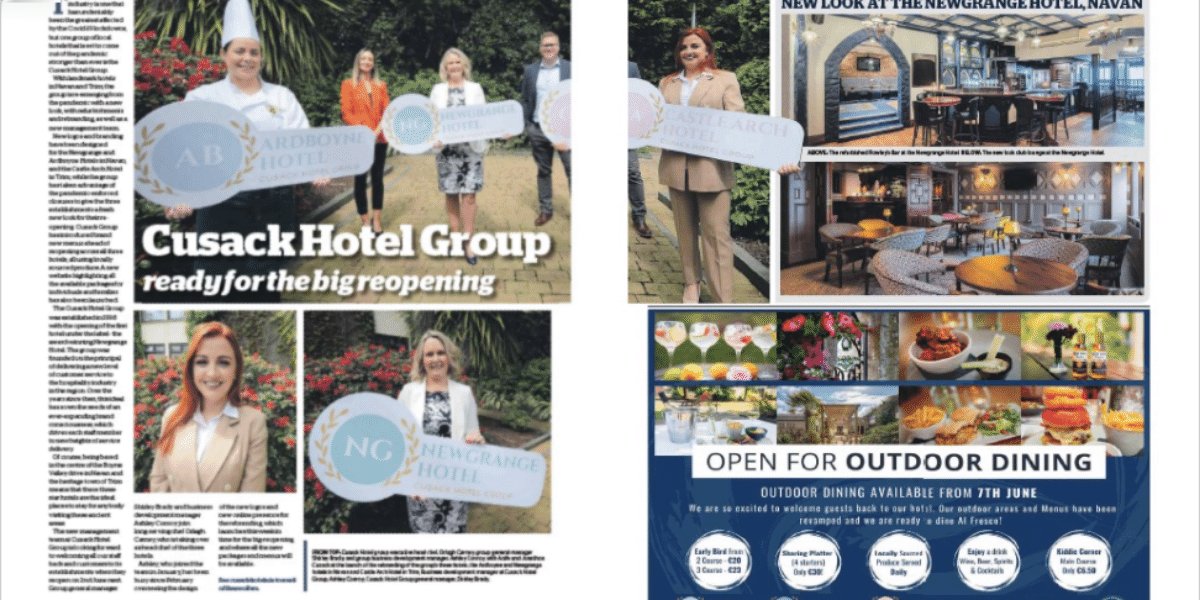 Cusack Hotel Group Announces Re-brand in Meath Chronicle 